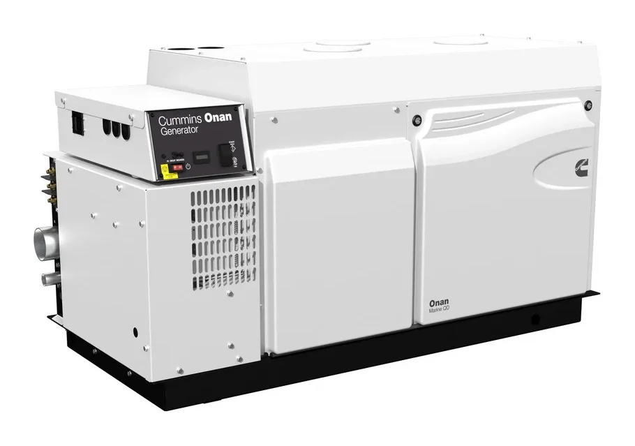 An Onan QD 22.5 to 29 kW marine generator